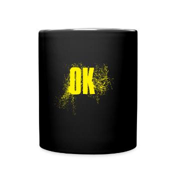 OK, d’accord - Mug uni - noir - Devant