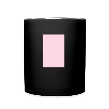 Pink Rectangle Square Square Template for Design - Full Colour Mug - black - Front