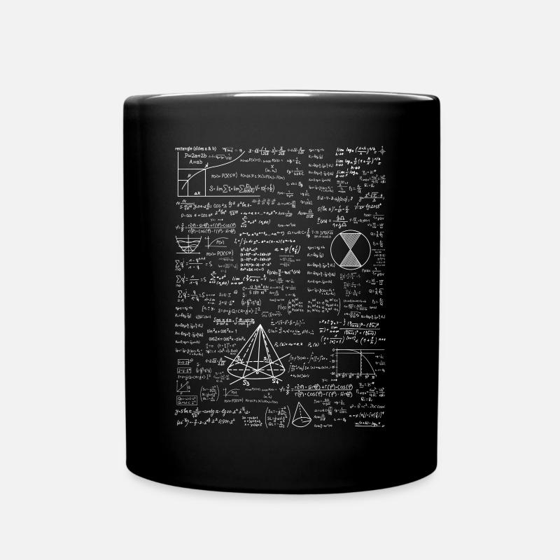 Mathelehrer - Tasse einfarbig - Schwarz