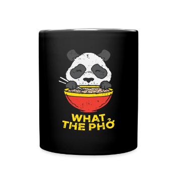 Ramen Chinese Food Kawaii Manga Panda Pho - Full Colour Mug - black - Front