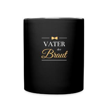 father of the bride - Full Colour Mug - black - Front