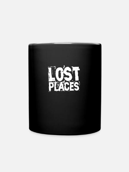 Lost Places - Tasse einfarbig - Schwarz