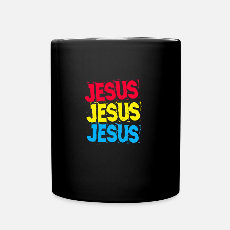 Jésus Jésus Jésus - Mug uni - noir
