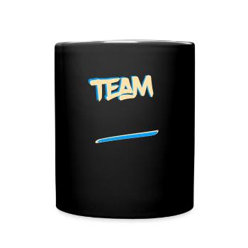 Team bride sport marriage couple married couple - Full Colour Mug - black - Front