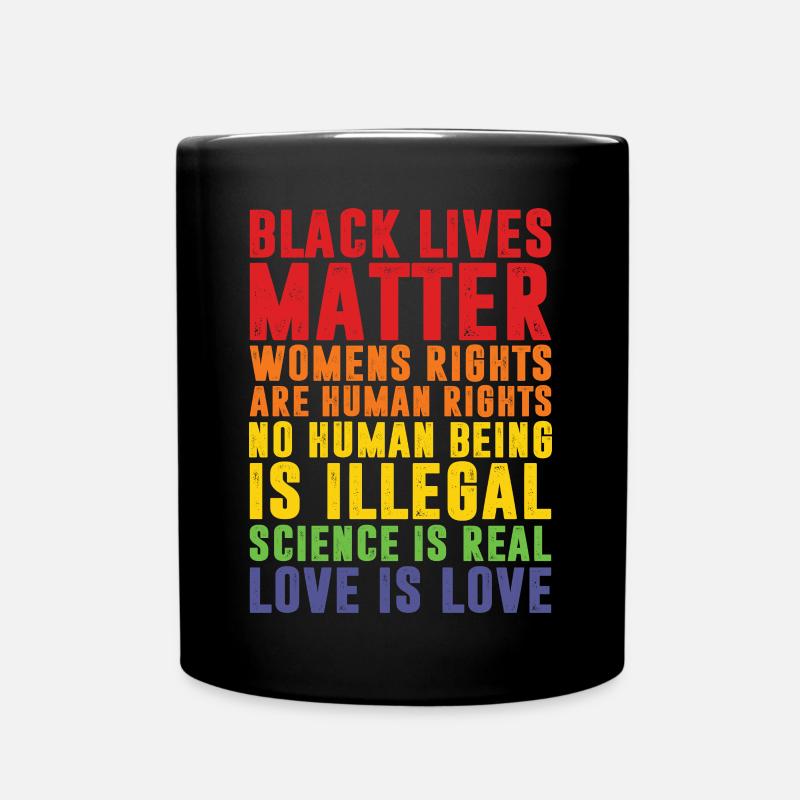 Black Lives Matter - Tasse einfarbig - Schwarz