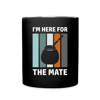 Mate Saying Amérique latine Sud-Américain Yerba - Mug uni - noir - Devant