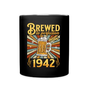 Perfection Depuis 1942 - Anniversaire 80 Ans - Mug uni - noir - Devant