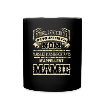 Meilleure grand-mère mamy cadeau humour mamie - Mug uni - noir - Devant