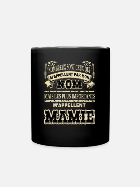 Meilleure grand-mère mamy cadeau humour mamie - Mug uni - noir