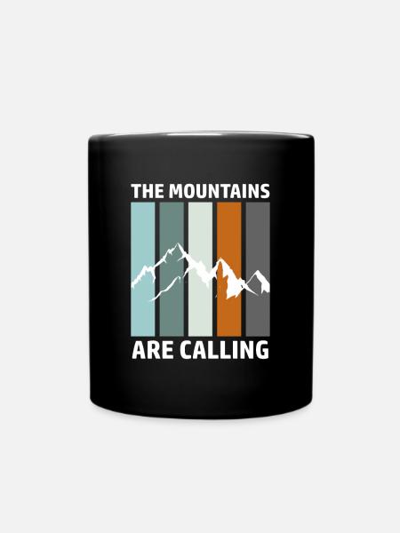 Montagne Randonnée Escalade Ski Snowboard VTT - Mug uni - noir