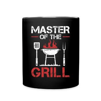 Grill master Barbecue Soirée Grill GrillIng Barbecue Party - Mug uni - noir - Devant