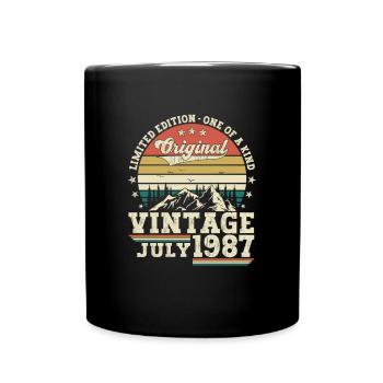Original Juillet Millésime 1987 35ème Anniversaire Hommes - Mug uni - noir - Devant