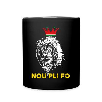 Gwadloup Nou Pli Fo - Mug uni - noir - Devant