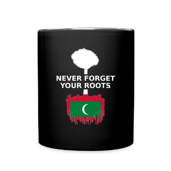Dicton des racines des Maldives - Mug uni - noir - Devant