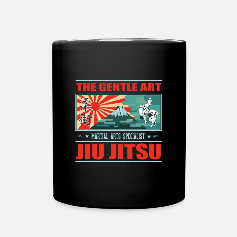 cool Jiu Jitsu - Japon Design - Mug uni - noir