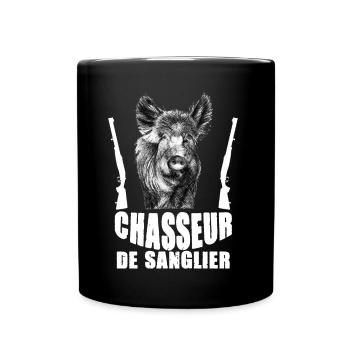 Chasseur De Sanglier Le Meilleur - Mug uni - noir - Devant