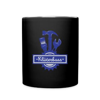 Klüterbaas - Für unsere norddeutschen Bastler ;) - Tasse einfarbig - Schwarz - Vorne