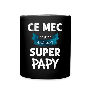 Ce Mec Est Un Super Papy - Mug uni - noir - Devant