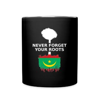 Mauritanie Drapeau Racines mauritaniennes - Mug uni - noir - Devant