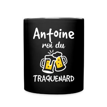 Antoine Roi Du Traquenard - Humour De Antoine - Mug uni - noir - Devant