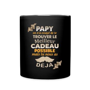 Papy Cadeau Original - Mug uni - noir - Devant