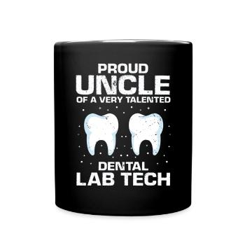 Dental laboratory and dental technology for dental clinics - Full Colour Mug - black - Front