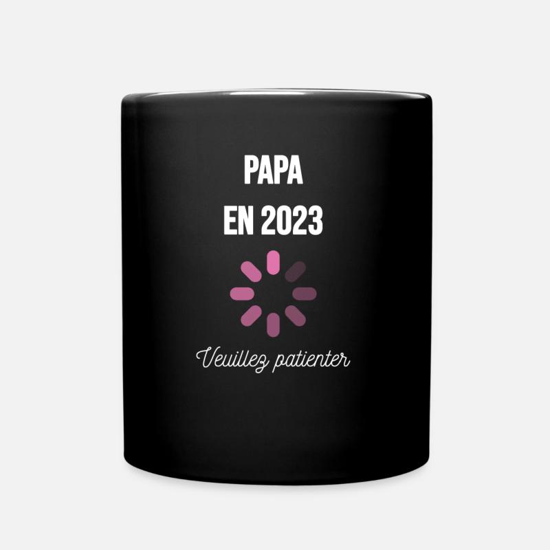Papa en 2023 rose - Mug uni - noir