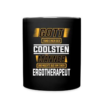Ergotherapeut, einer der coolsten Männer der Welt - Tasse einfarbig - Schwarz - Vorne