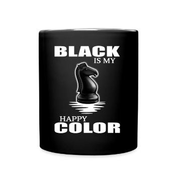 Chess Checkmate Chess Player "black color" - Full Colour Mug - black - Front