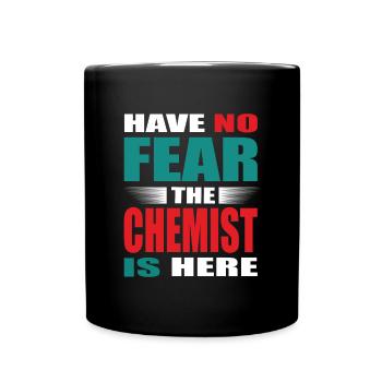 N’ayez pas peur que le chimiste soit là Outfit - Mug uni - noir - Devant
