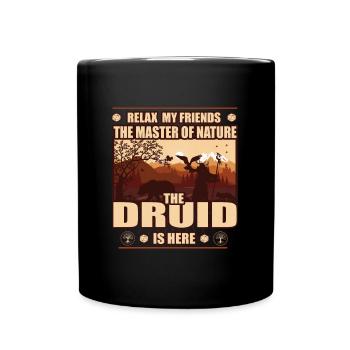 Druid, le maître du design de la nature - Mug uni - noir - Devant