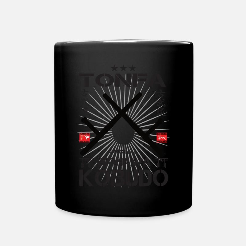 Tonfa Okinawa Kobudo Design - Tasse einfarbig - Schwarz