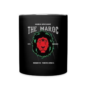 The Maroc - Born to be a Legend - Morocco Design - Full Colour Mug - black - Front