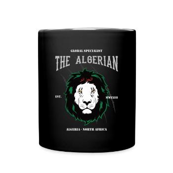 The Algerian, cool design for the Algerian - Full Colour Mug - black - Front