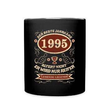 1995 Le meilleur design vintage - Mug uni - noir - Devant