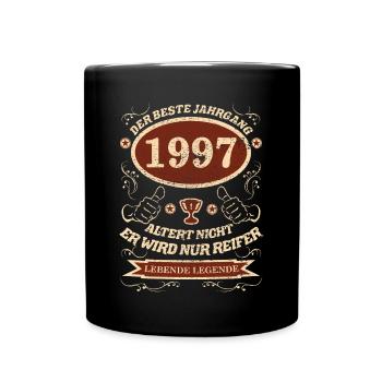 1997 Le meilleur design vintage - Mug uni - noir - Devant