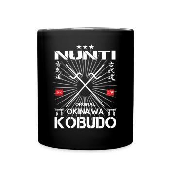 Nunti Kobudo Okinawa Design - Tasse einfarbig - Schwarz - Vorne