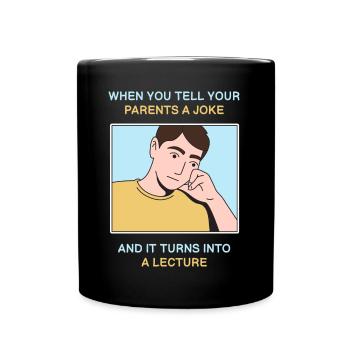 Parents Design für junge stolze Pinoys - Tasse einfarbig - Schwarz - Vorne