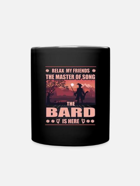 The Bard - Meister der Musik der Barde - Tasse einfarbig - Schwarz