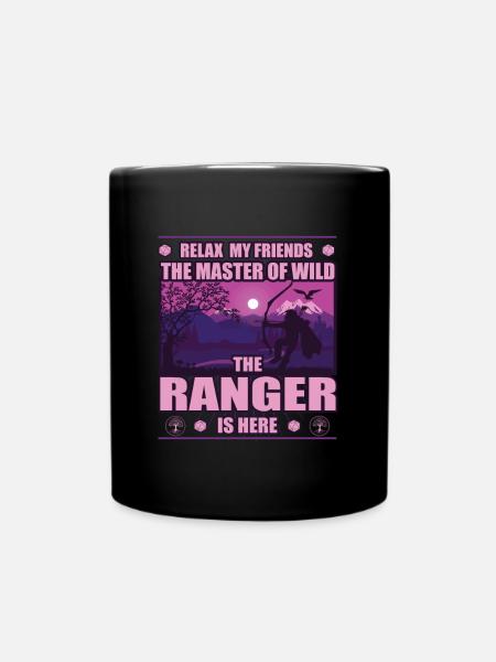 Ranger - Meister der Wildnis: Erkunde die Natur - Tasse einfarbig - Schwarz