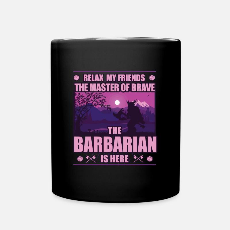 Barbare - Maître du courage : force sauvage - Mug uni - noir