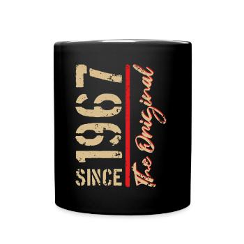 1967 The Original - Year, Year of Birth - Full Colour Mug - black - Front