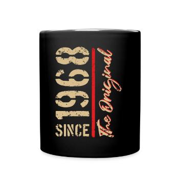 1968 L’original - Année de naissance, Année - Mug uni - noir - Devant
