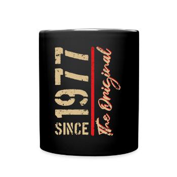 1977 The Original - year of birth, year - Full Colour Mug - black - Front