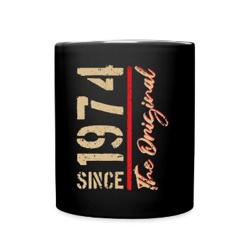 1974 L’Original - année, année de naissance - Mug uni - noir - Devant