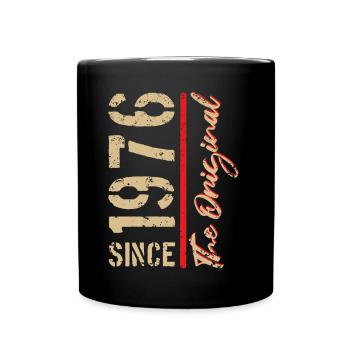 1976 L’Original - année, année de naissance - Mug uni - noir - Devant