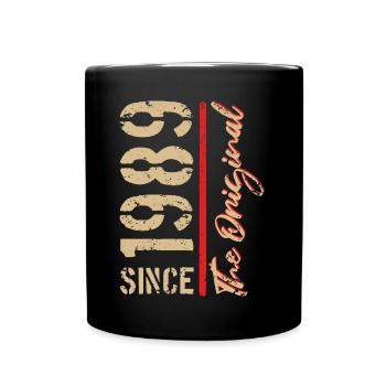 1989 L’original - Année de naissance, Année - Mug uni - noir - Devant