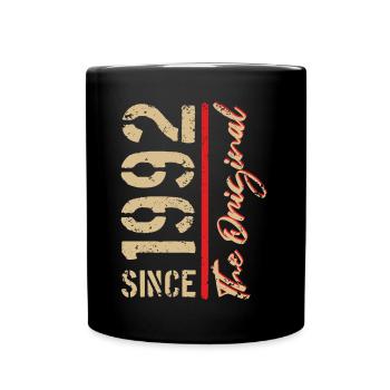 1992 L’original - Année, année de naissance - Mug uni - noir - Devant