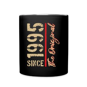 1995 The Original - Geburtsjahr, Jahreszahl - Tasse einfarbig - Schwarz - Vorne