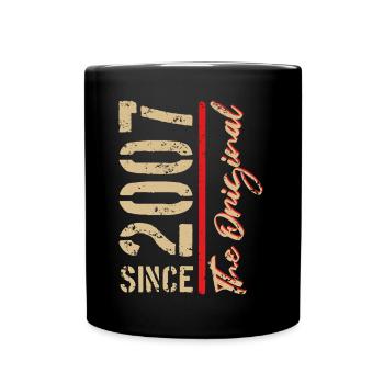 2007 The Original - Year of Birth, Year - Full Colour Mug - black - Front